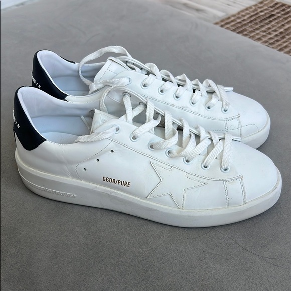 Golden Goose Men's Purestar white sneakers Size 43 - Picture 1 of 8